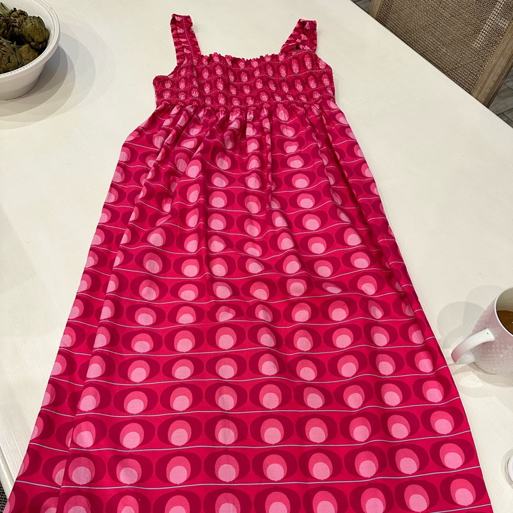Zara maxi smocked top sleeveless Sun dress